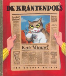 The newspaper cat