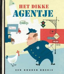 Het dikke agentje - luxe gouden boekje, original