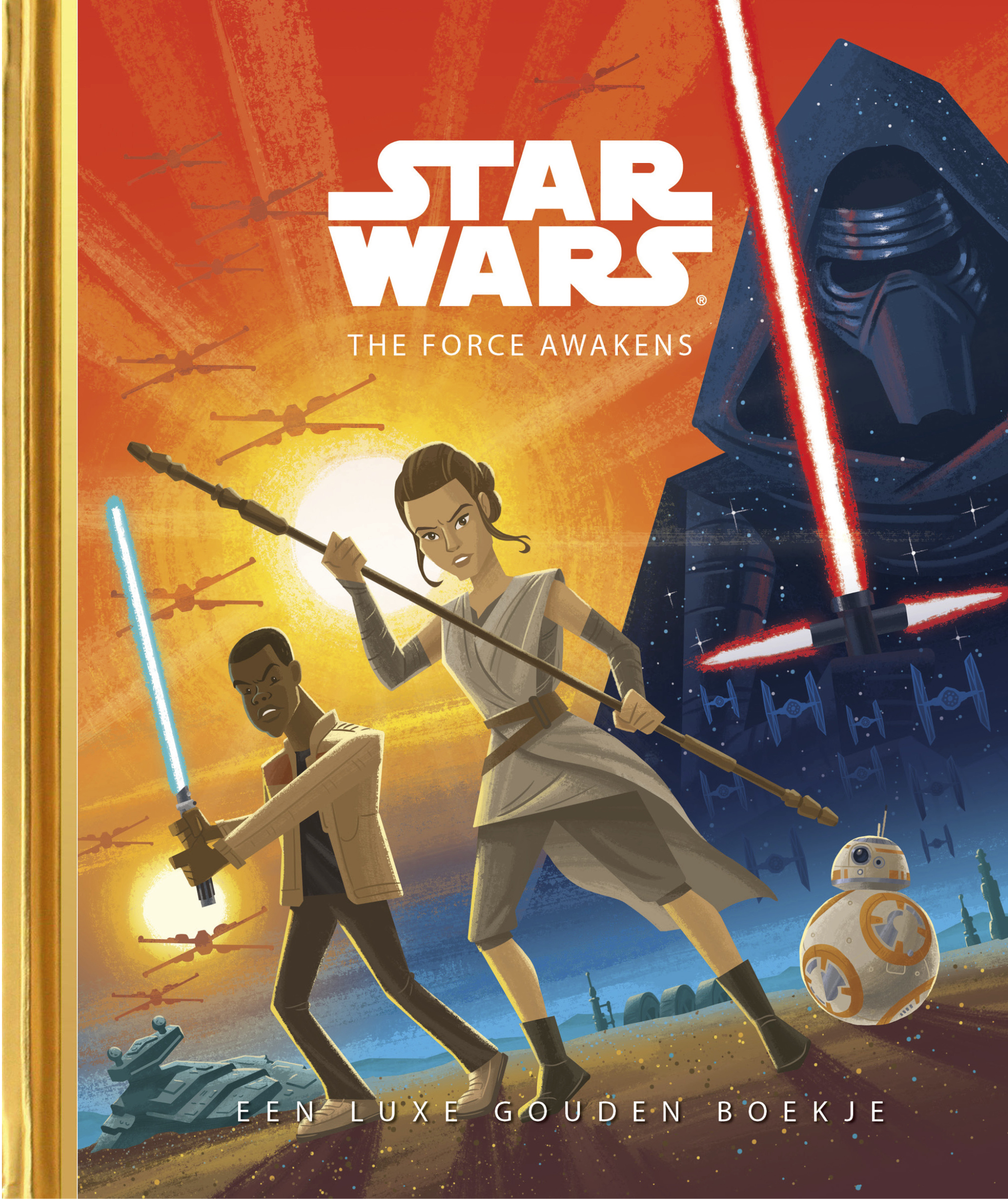 leerling zonsopkomst Slager Uitgeverij Rubinstein | Star Wars The force awakens | Gouden Boekjes 