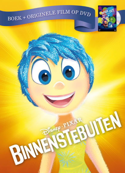 Disney Pixar Binnenstebuiten boek + originele film op DVD